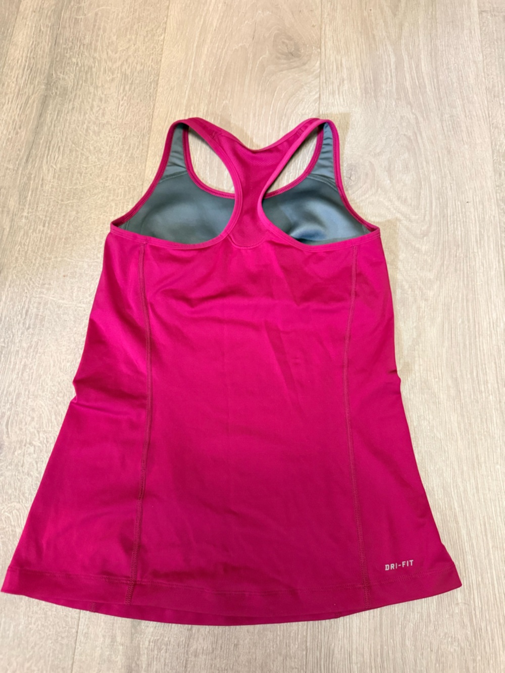 Nike Women's Hot Pink Racerback Training Tank - Picture 5 of 6